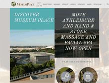 Tablet Screenshot of museumplace.com